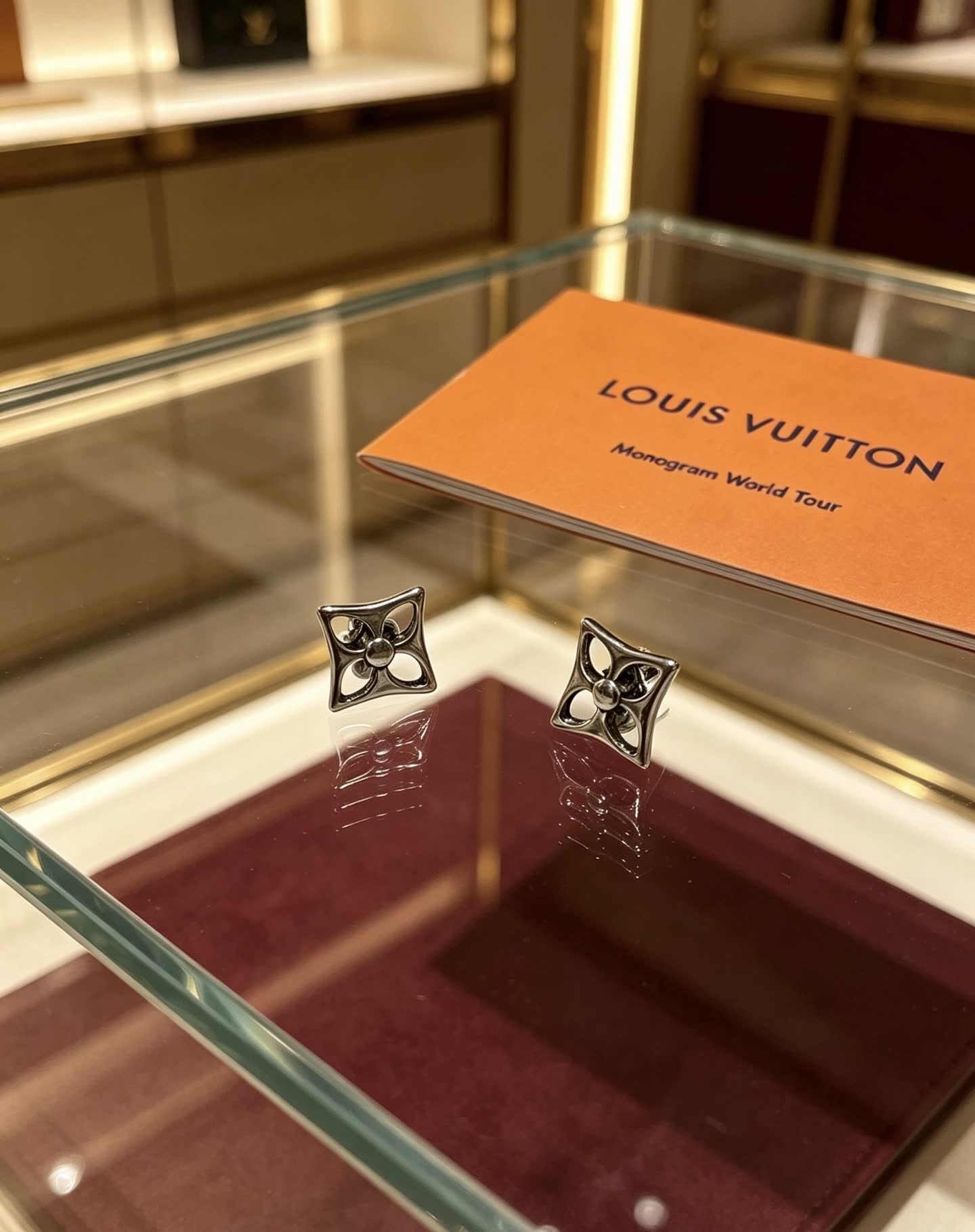 Louis Vuitton Silver Earrings